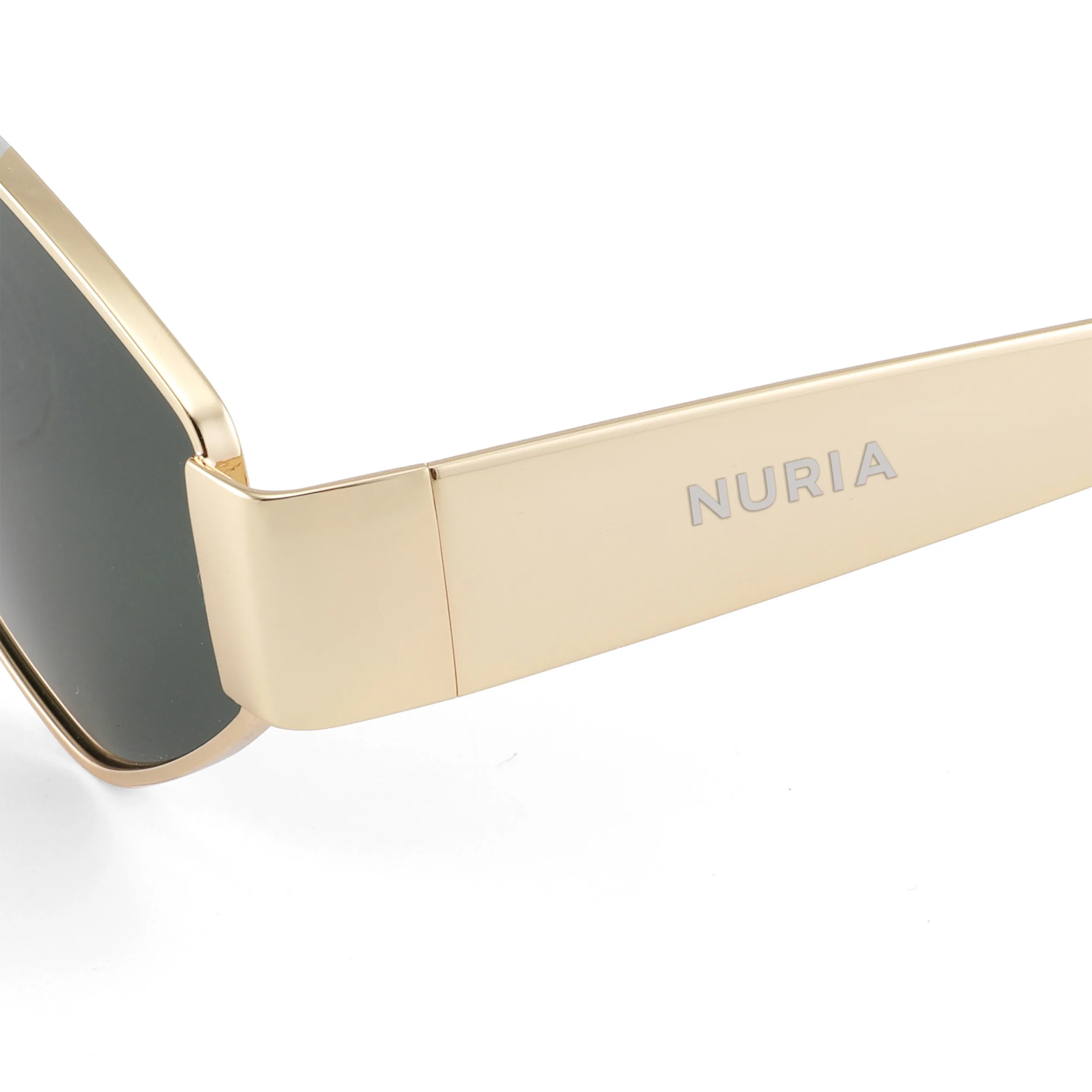 Ochelari de Soare NURIA cu Ramă Hexagonală Prism Amara Gold Forest [3]