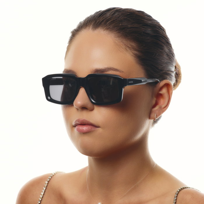Ochelari de Soare NURIA cu Ramă Pătrată Onyx Ridge Black [3]