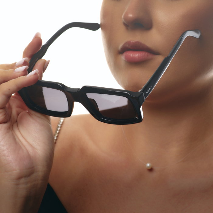 Ochelari de Soare NURIA cu Ramă Pătrată Onyx Ridge Black [5]