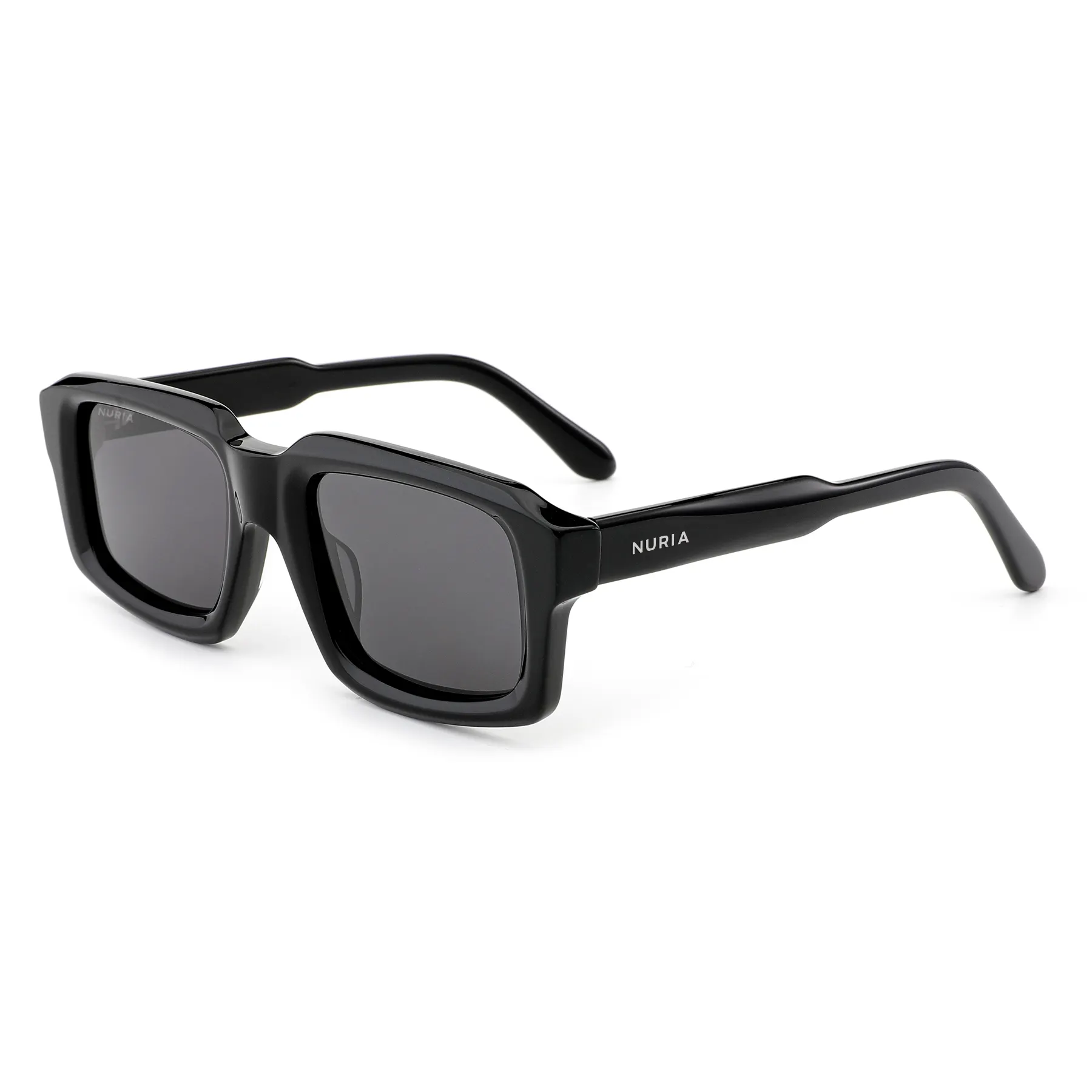 Ochelari de Soare NURIA cu Ramă Pătrată Onyx Ridge Black [1]