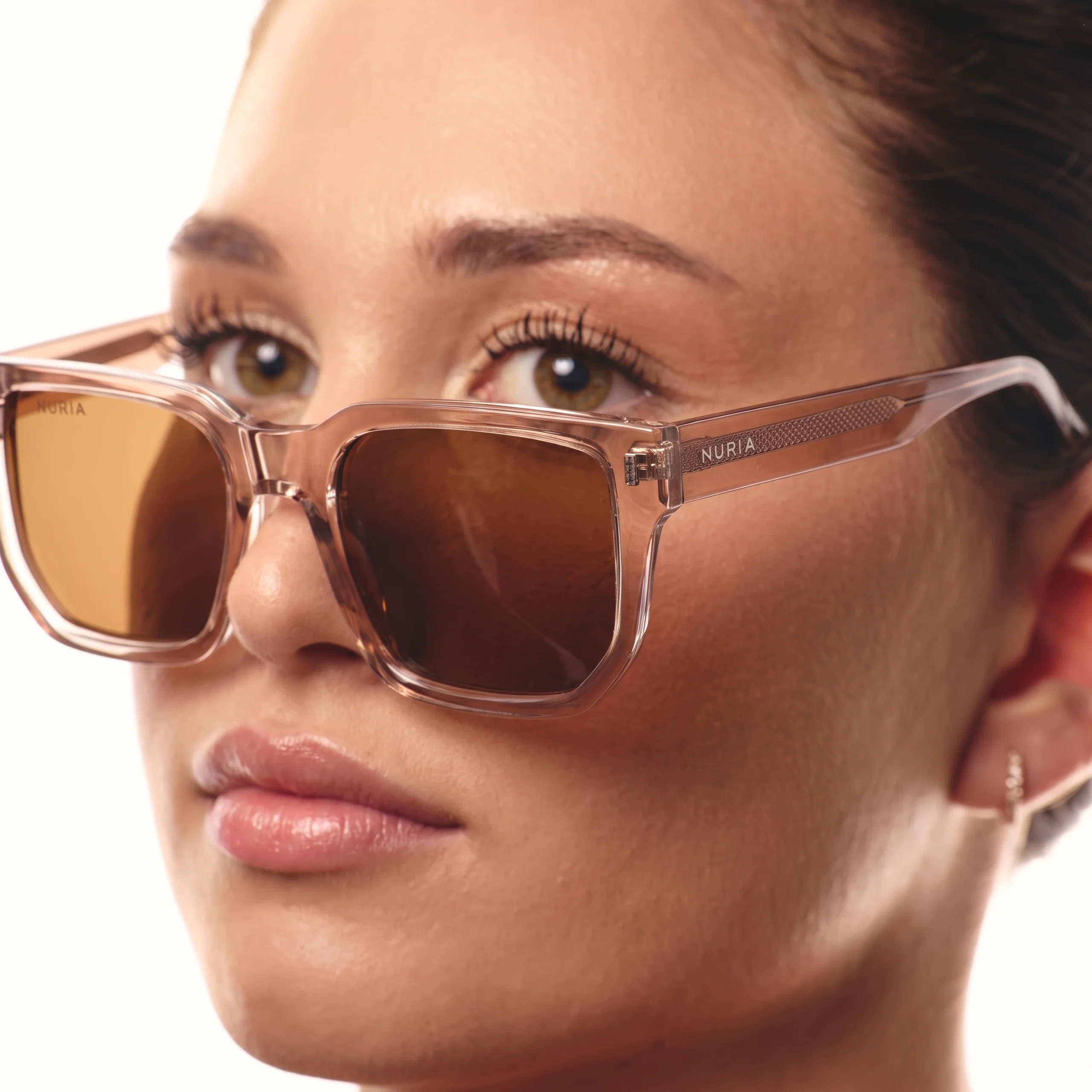 Ochelari de Soare NURIA cu Ramă Pătrată Sienna Vale Rose Clay [6]