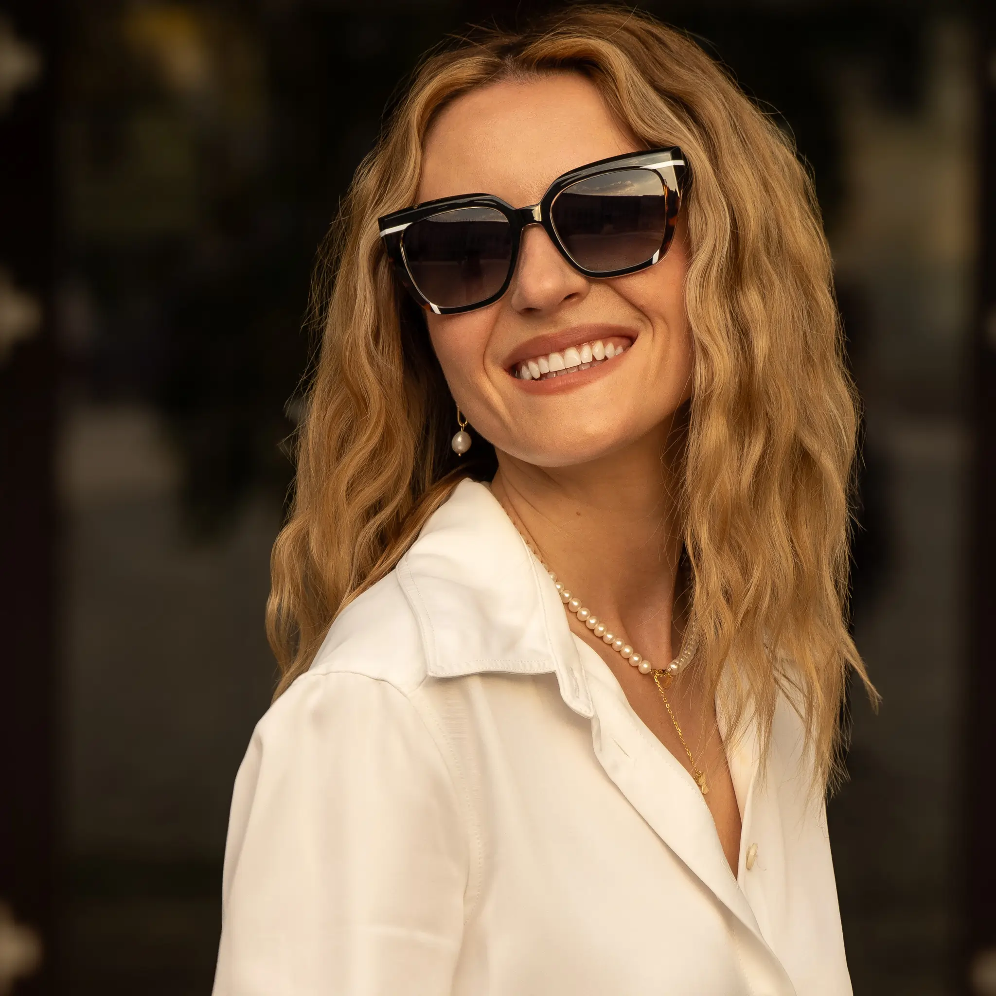 Ochelari de Soare NURIA cu Ramă Pătrată Stellar Edge Black [5]