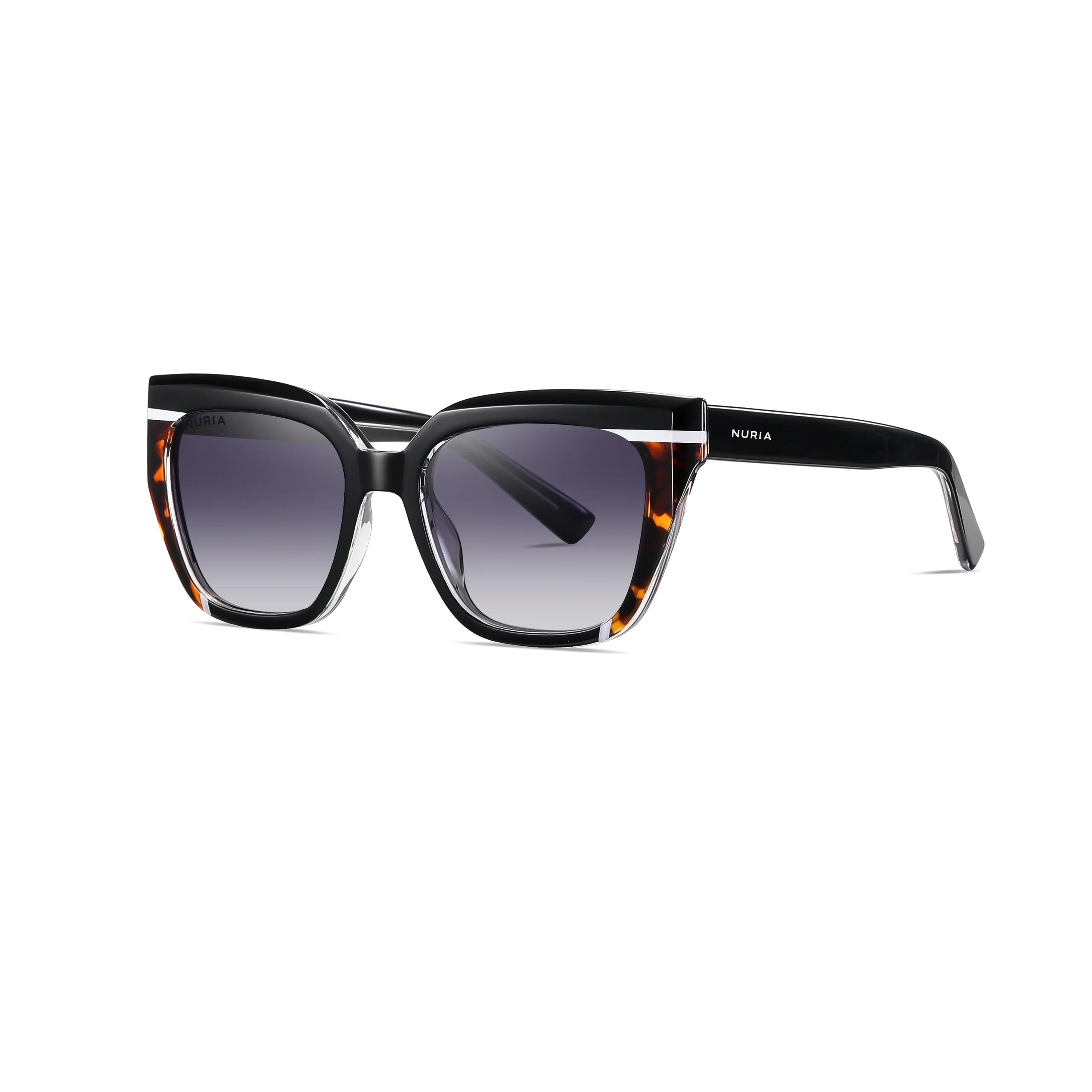 Ochelari de Soare NURIA cu Ramă Pătrată Stellar Edge Black Tortoise [1]