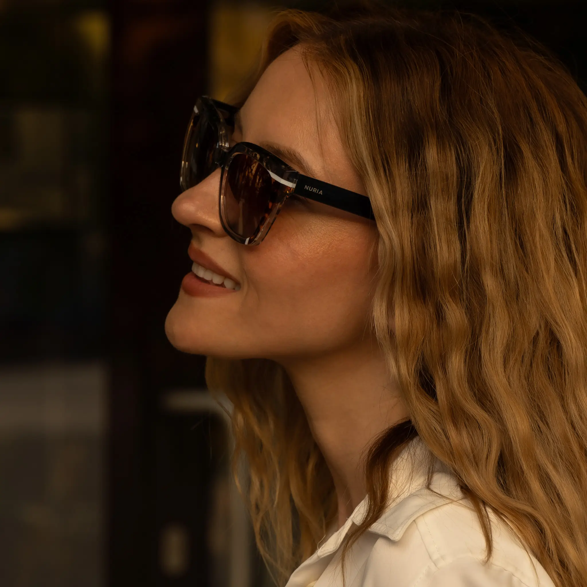 Ochelari de Soare NURIA cu Ramă Pătrată Stellar Edge Black Tortoise [6]