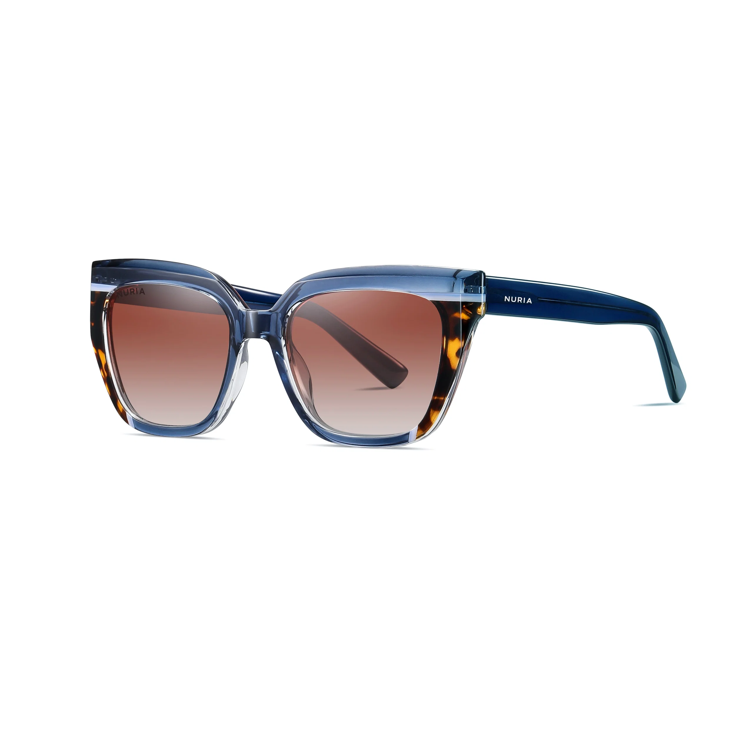 Ochelari de Soare NURIA cu Ramă Pătrată Stellar Edge Blue Tortoise [1]