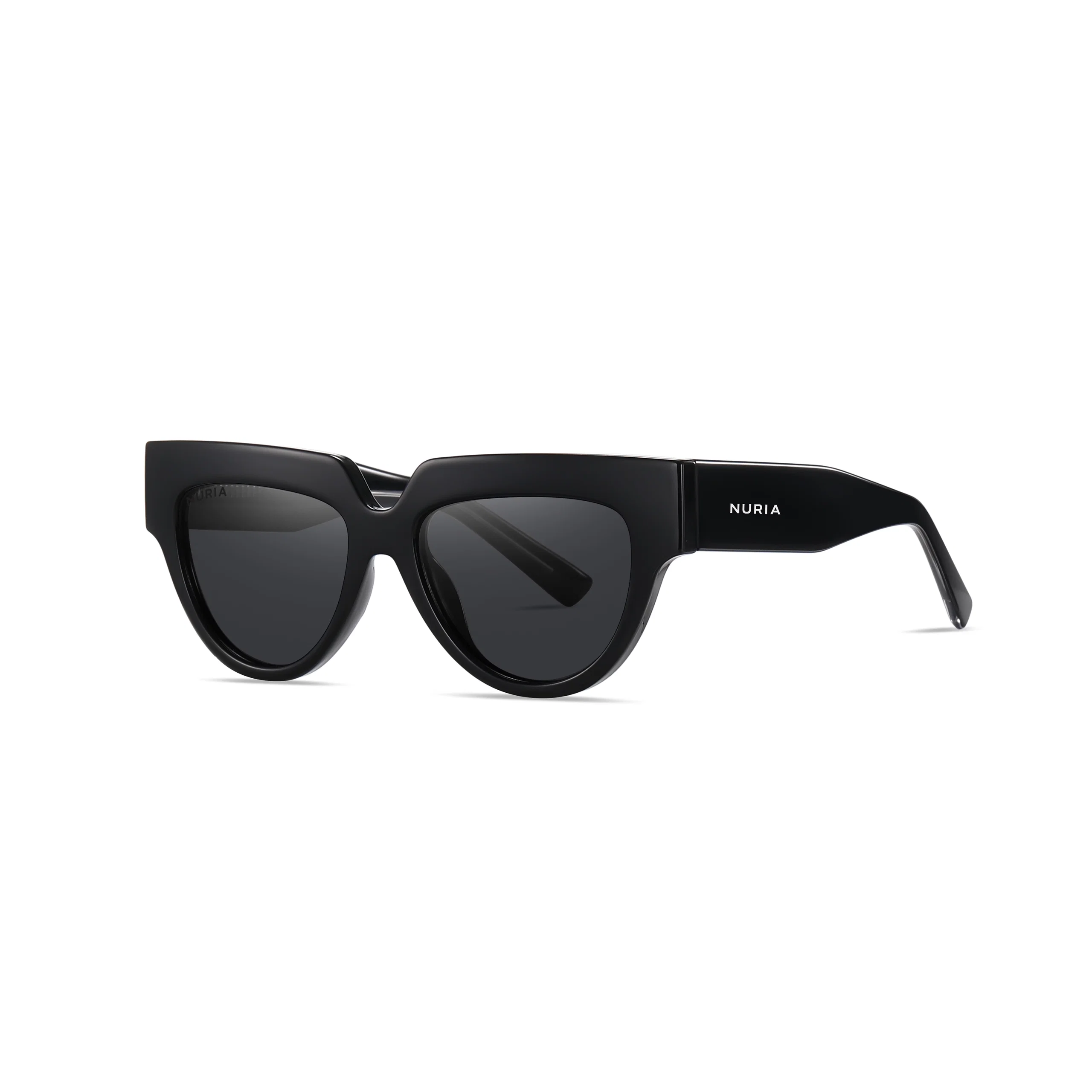 Ochelari de Soare NURIA cu Ramă Pătrată Urban Edge Black [1]