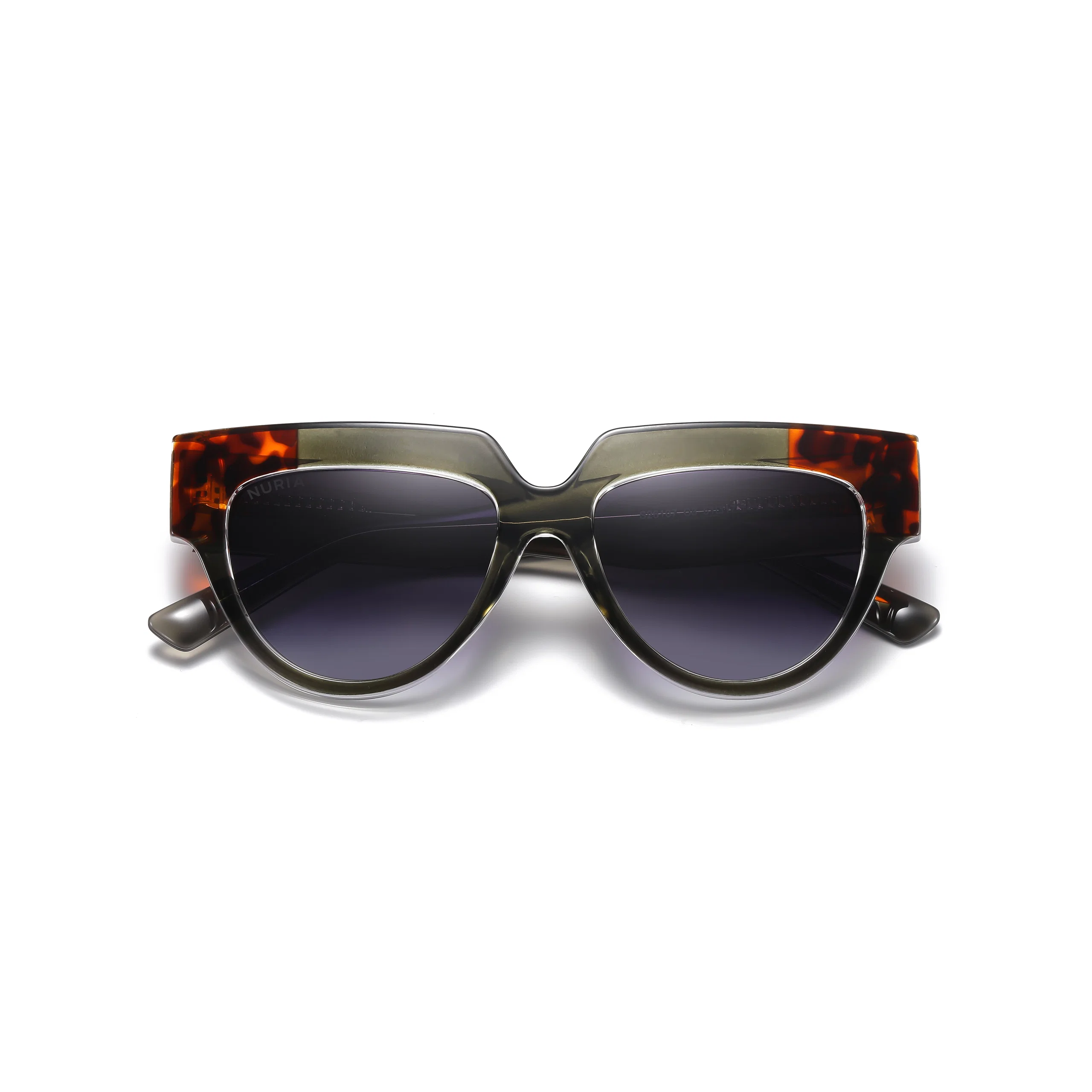 Ochelari de Soare NURIA cu Ramă Pătrată Urban Edge Olive Tortoise [4]