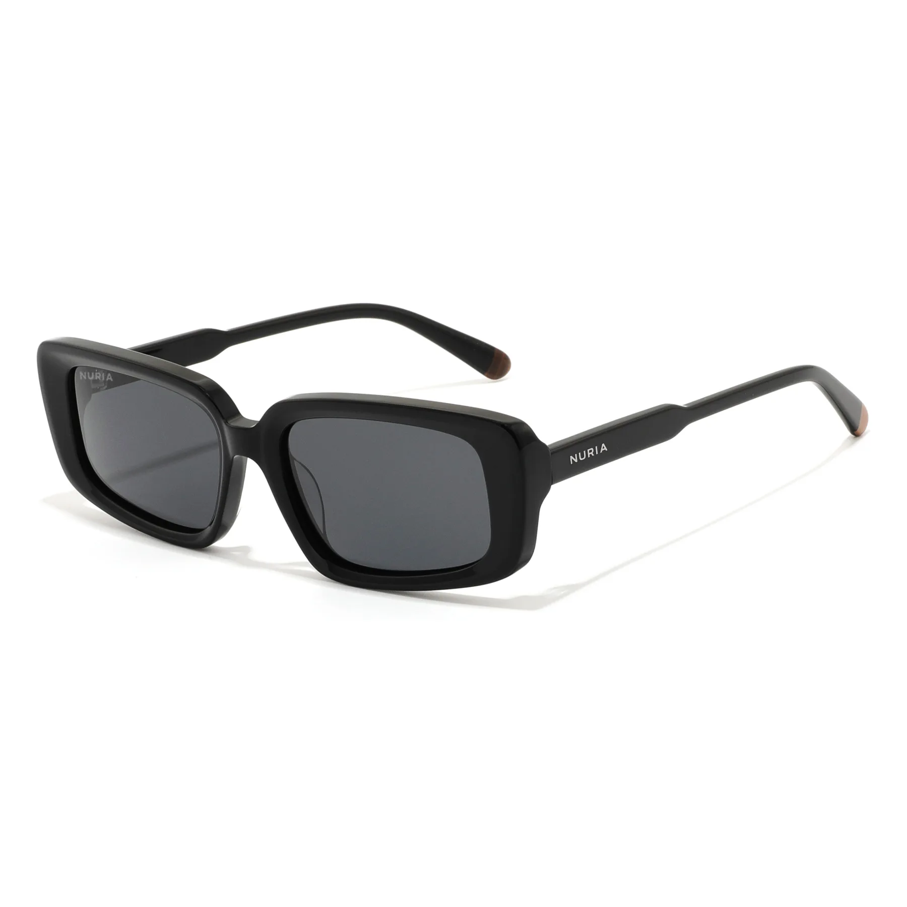 Ochelari de Soare NURIA cu Ramă Rectangulară Cedar Frost Black [1]
