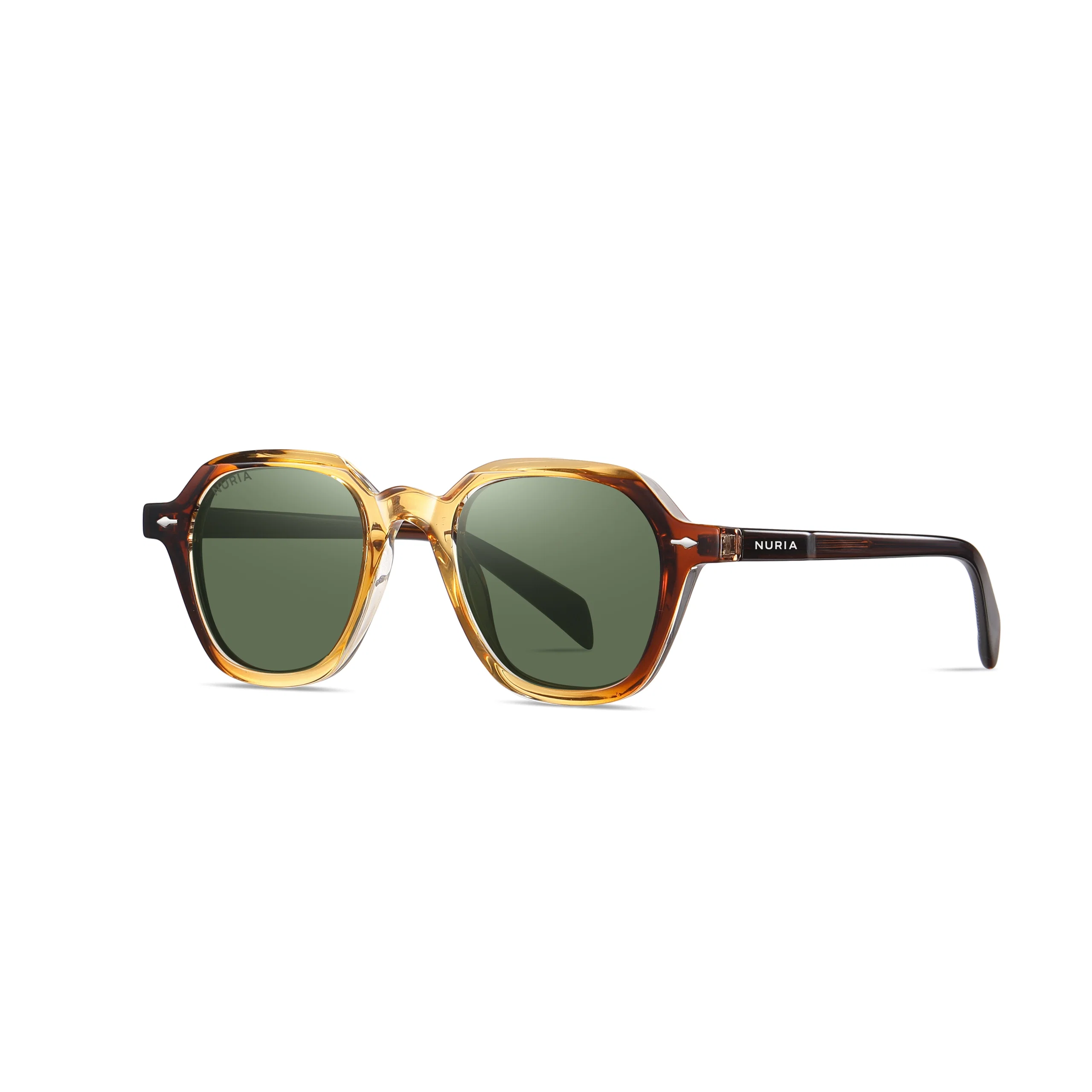 Ochelari de Soare NURIA cu Ramă Rotundă Eclipse Radiance Amber [1]