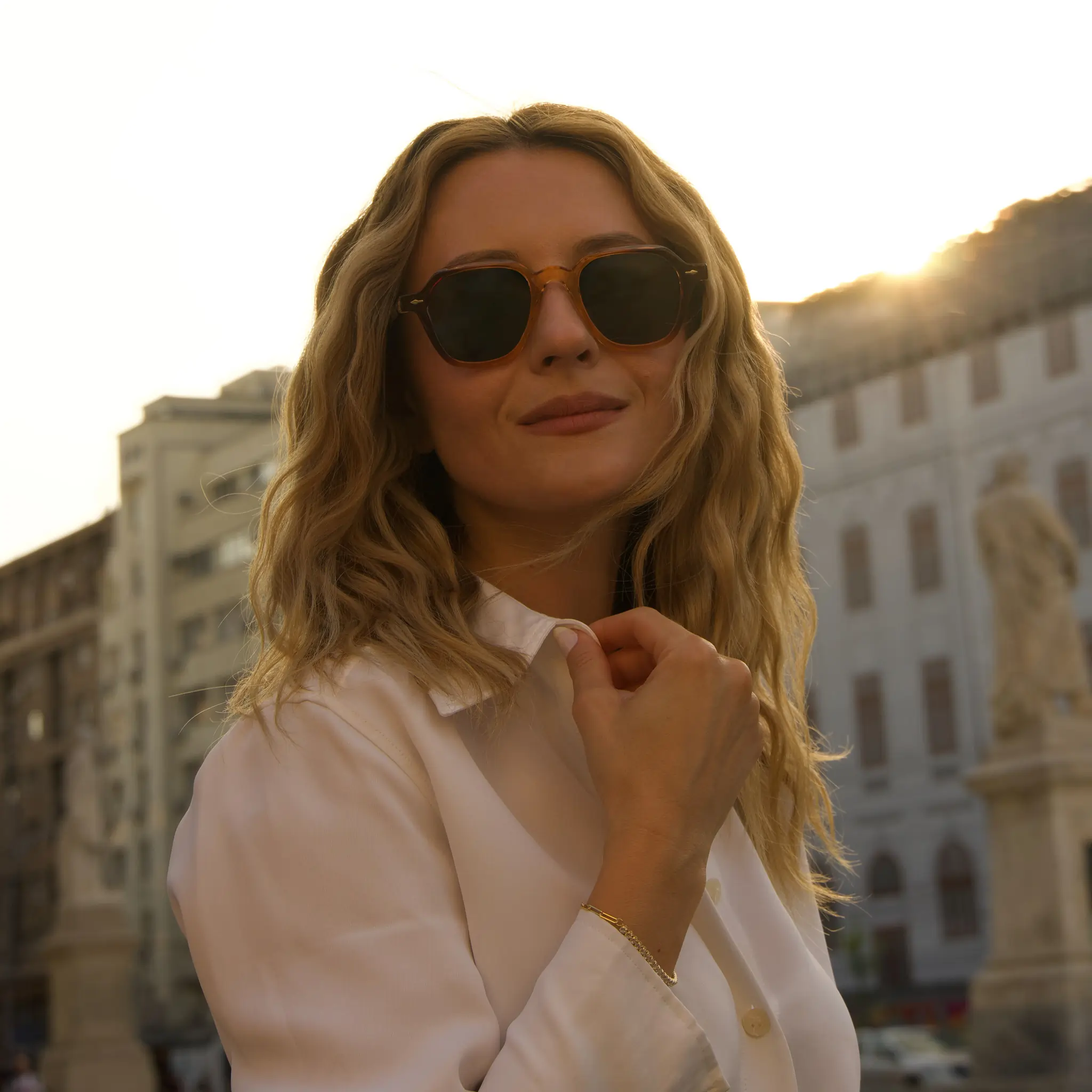 Ochelari de Soare NURIA cu Ramă Rotundă Eclipse Radiance Brown Tortoise [6]