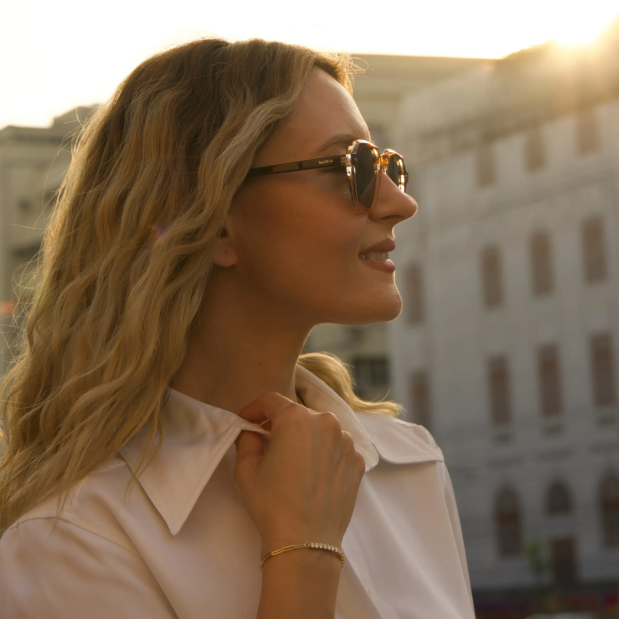 Ochelari de Soare NURIA cu Ramă Rotundă Eclipse Radiance Brown Tortoise [5]
