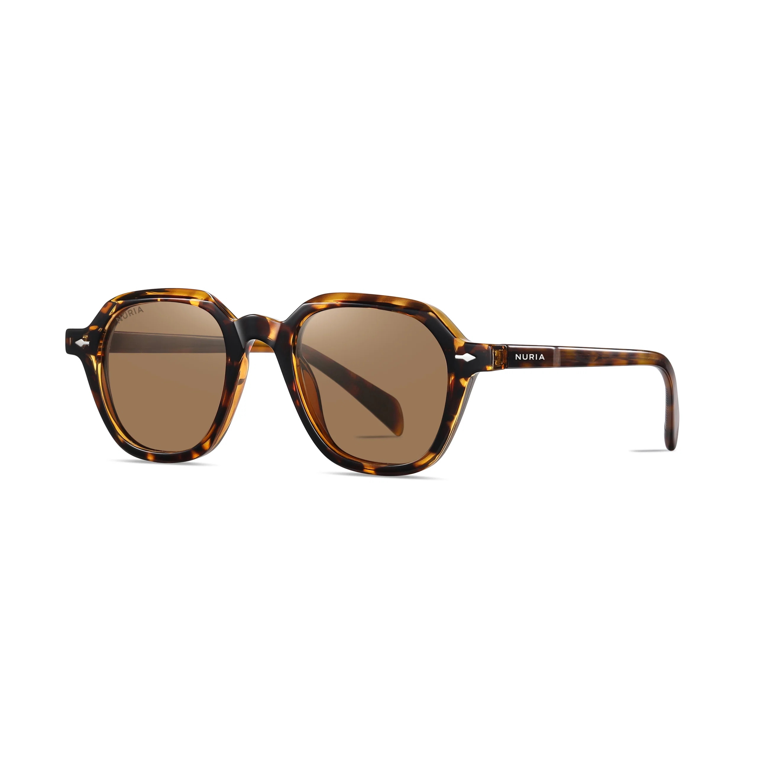 Ochelari de Soare NURIA cu Ramă Rotundă Eclipse Radiance Brown Tortoise [1]
