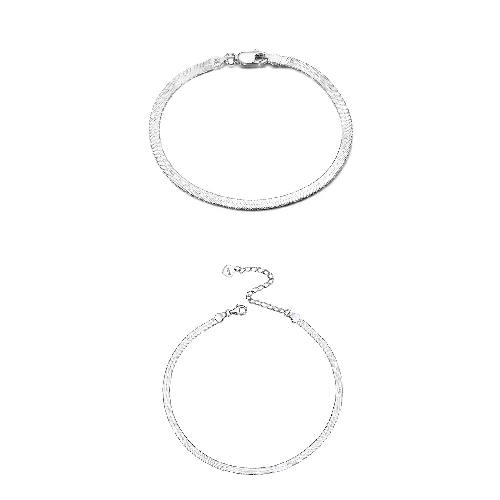 Set Brățară de mană și Brățară de picior din Argint Snake silver Collar Collection [1]