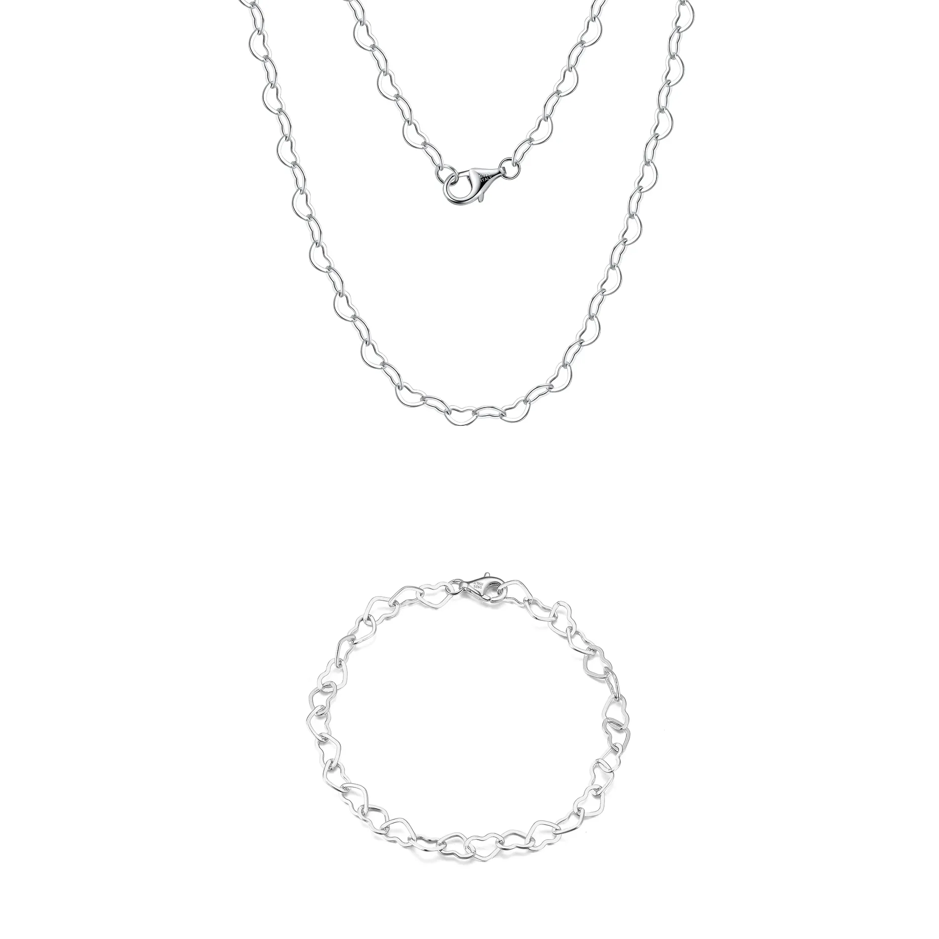 Set Colier și Brățară Silver Heart [1]