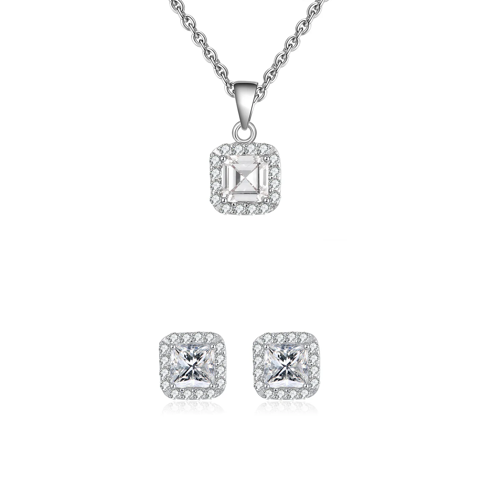 Set Colier și Cercei din Argint Silver Glamour [1]