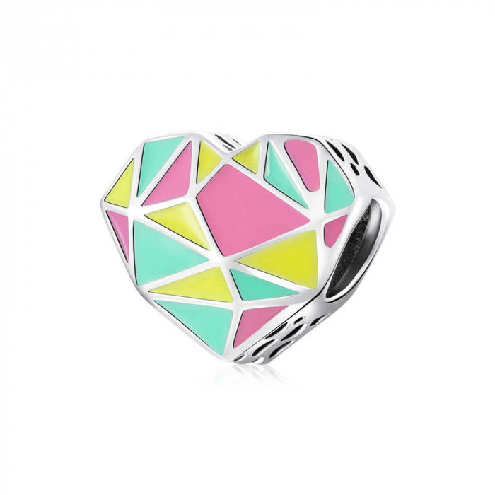 Talisman din argint Elastic Heart [1]