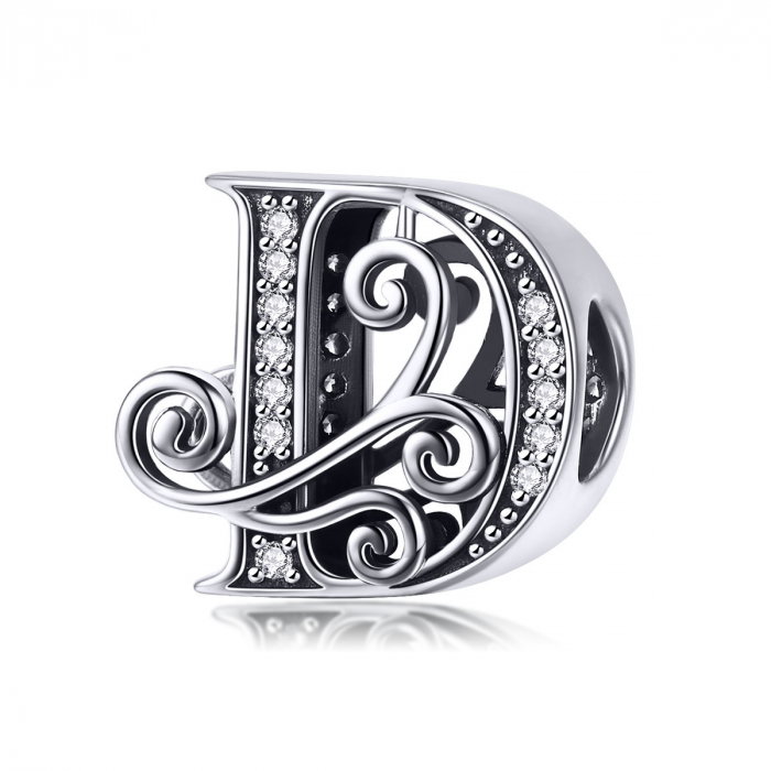 Talisman din argint Fairytale Litera D [1]
