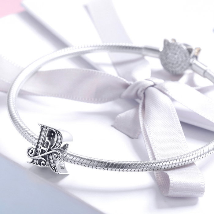 Talisman din argint Fairytale Litera R [3]