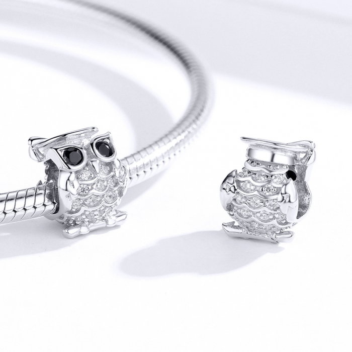 Talisman din argint Owl of Athena [4]
