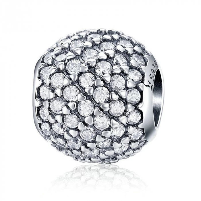 Talisman din argint Pave Globe [1]