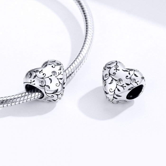 Talisman din argint Spring Heart [4]