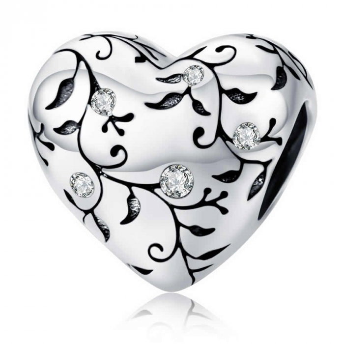 Talisman din argint Spring Heart [1]