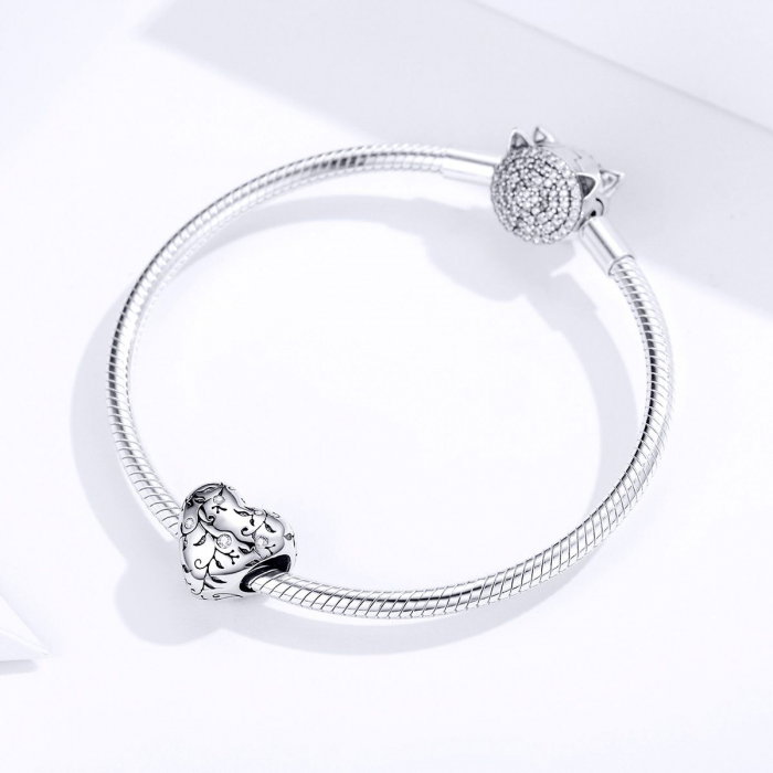 Talisman din argint Spring Heart [2]
