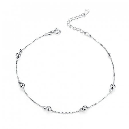 Brățări De Picior - Brățară de picior din argint Double Beads