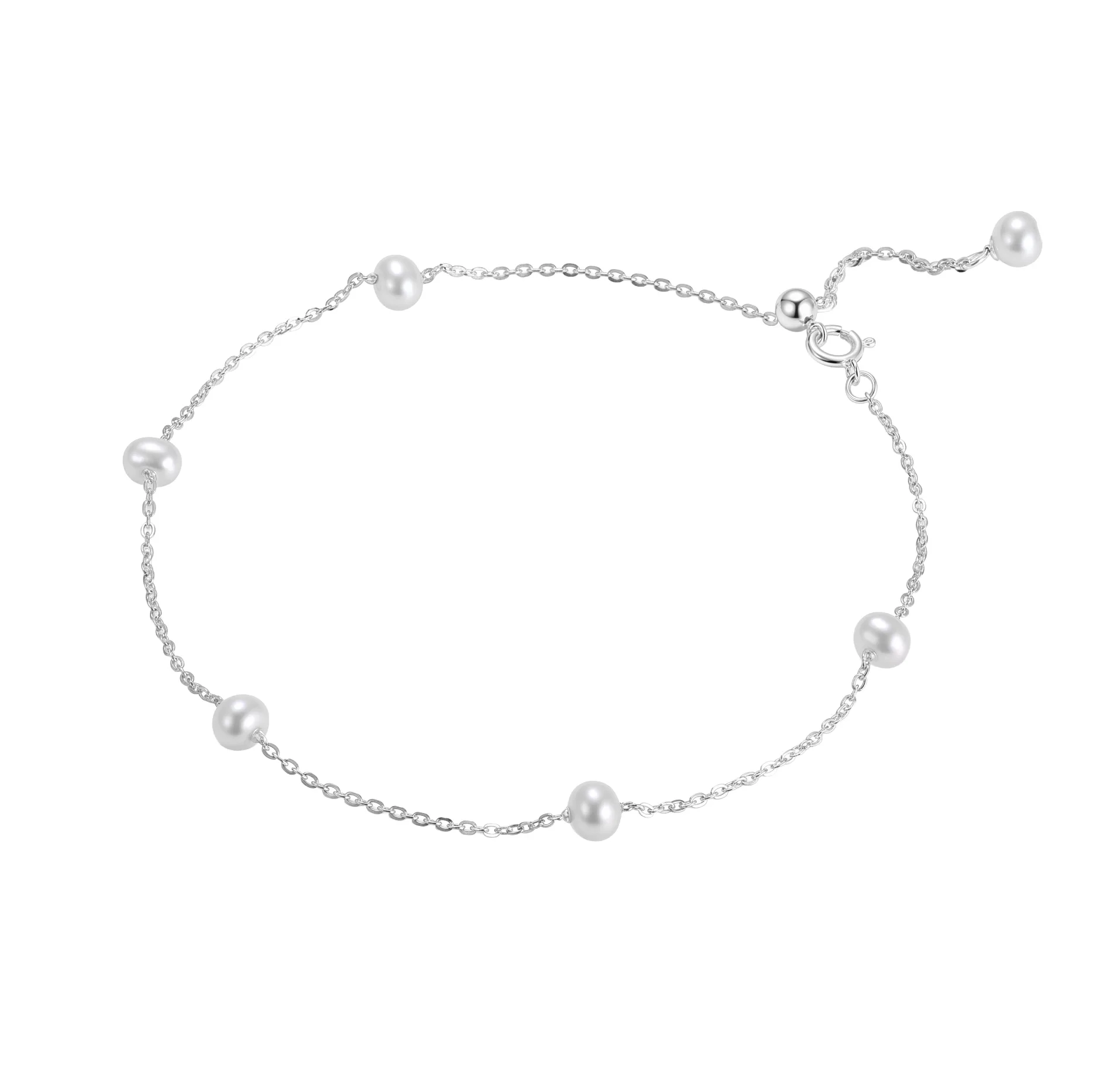 Brățară din Argint cu perle naturale de cultură Silver Pearl Whisper