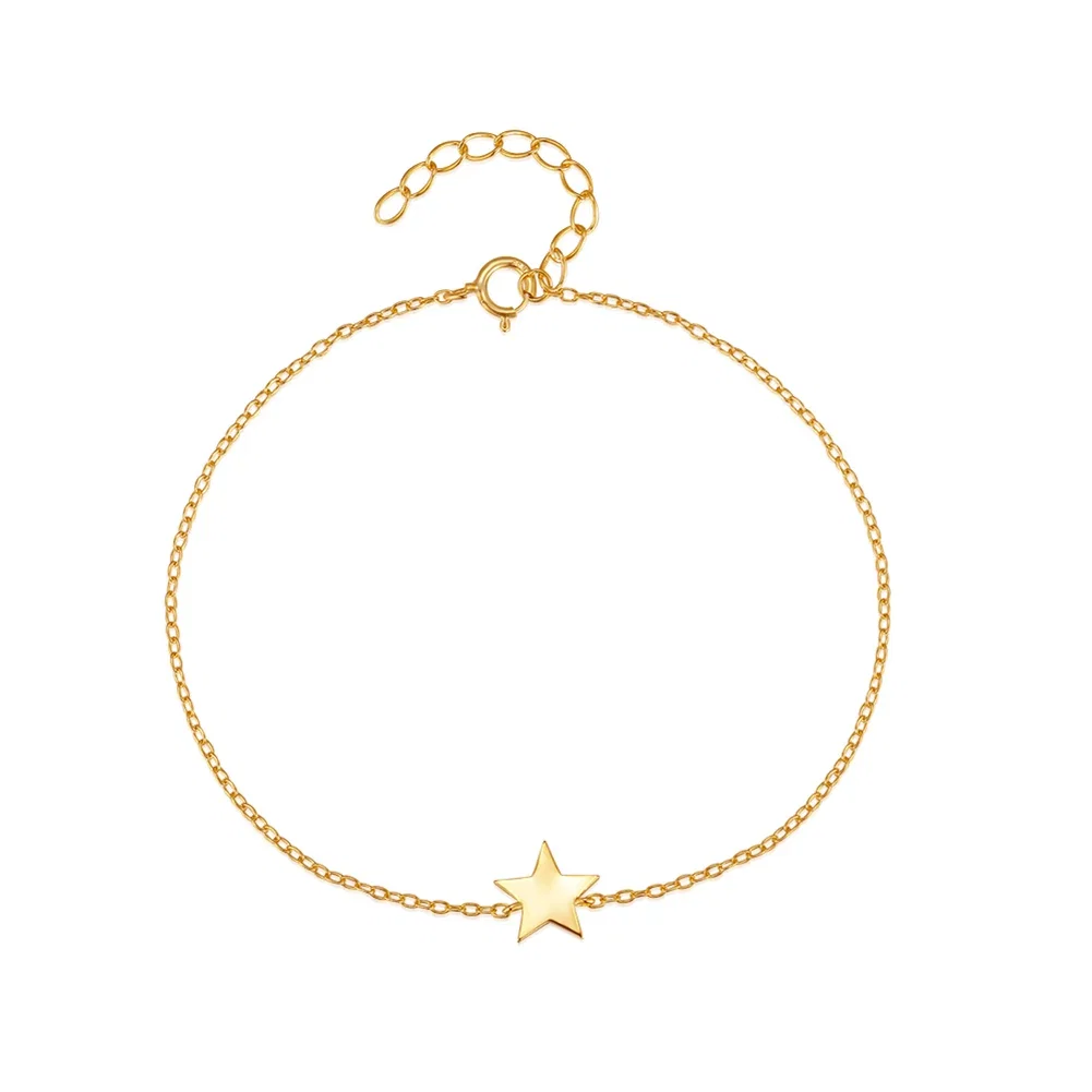 Brățări - Brățară din Argint Gold Star Charm