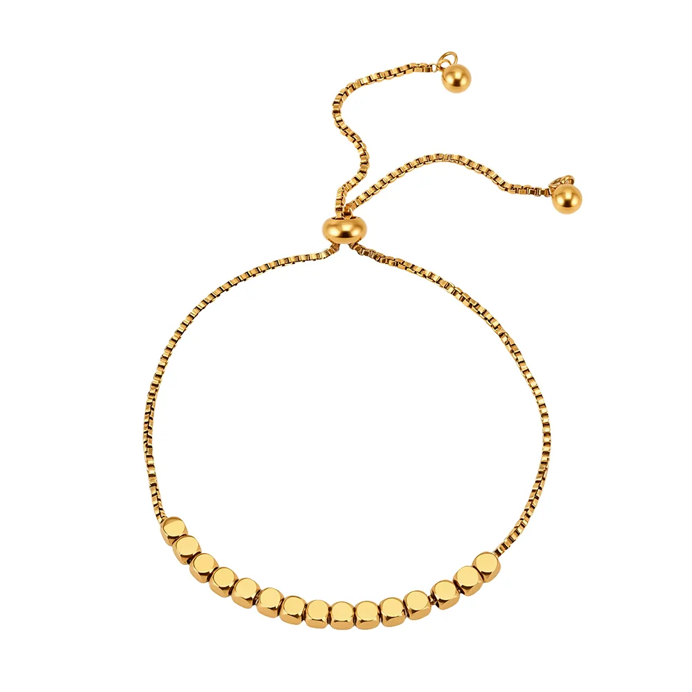 Brățări Statement - Brățară Statement Beads Auriu