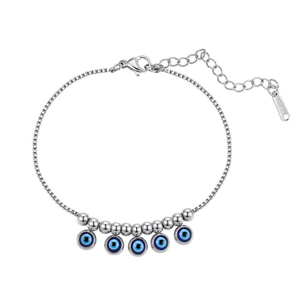 Brățări Statement - Brățară Statement Evil Eye Argintiu