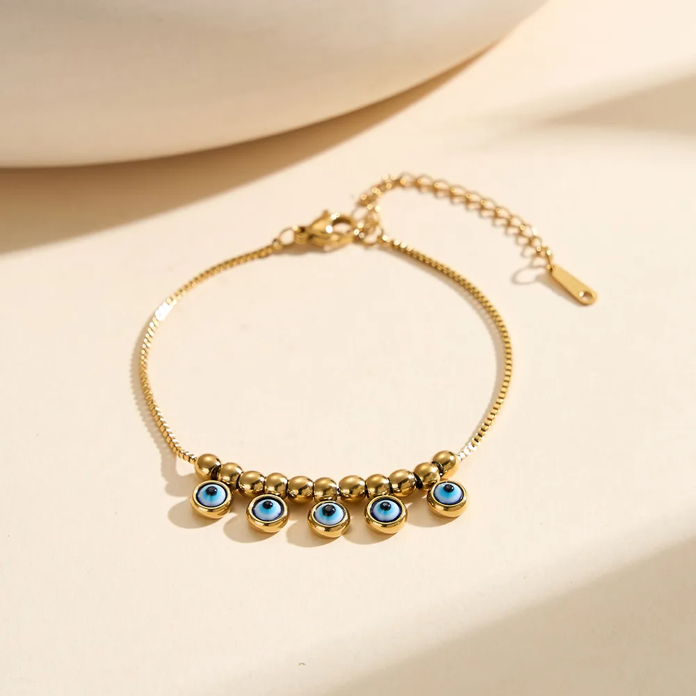 Brățări Statement - Brățară Statement Evil Eye Auriu