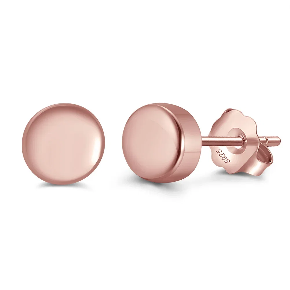 Cercei - Cercei din Argint Buttons Rose Stud
