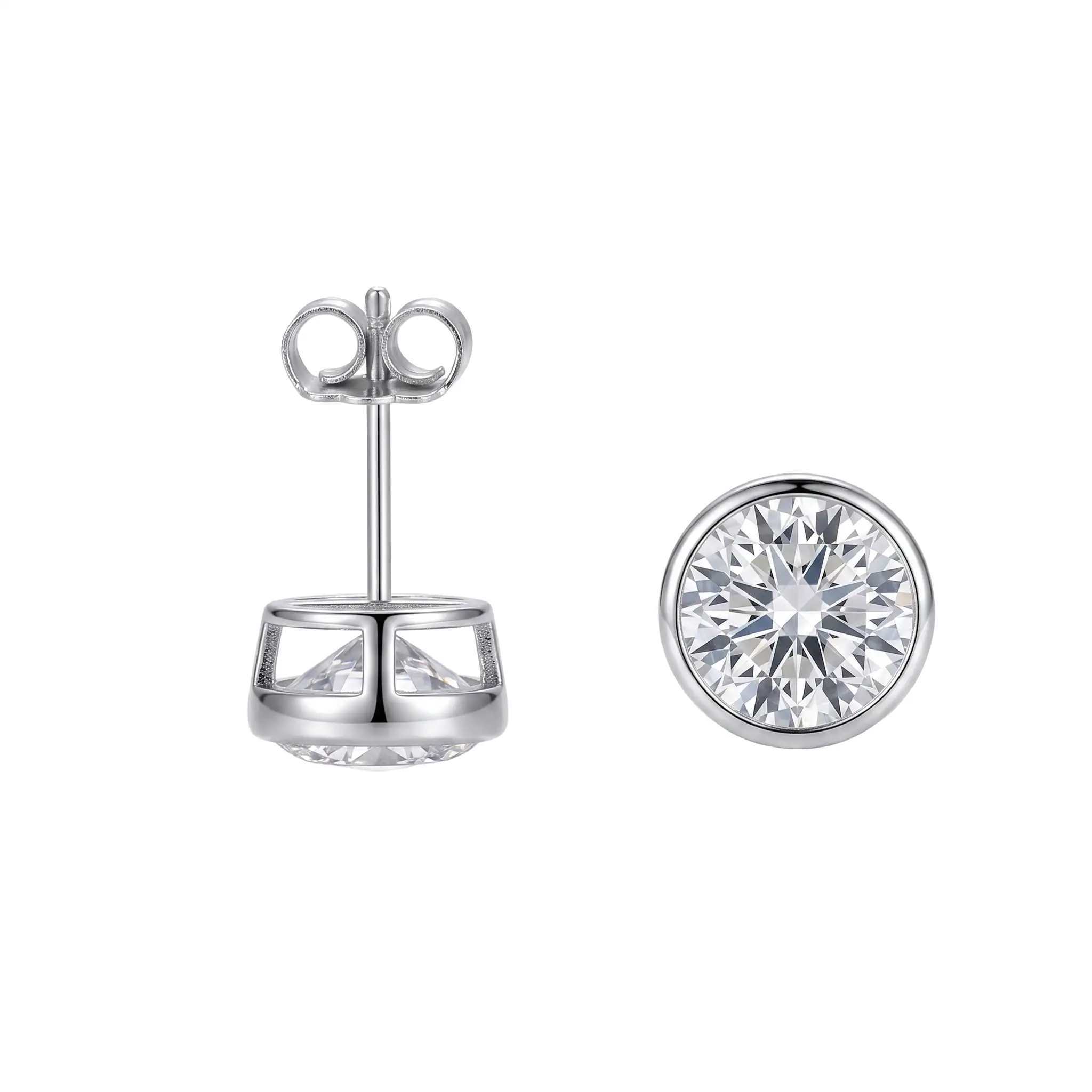 Cercei din argint - Cercei din Argint Classic Brilliance Studs