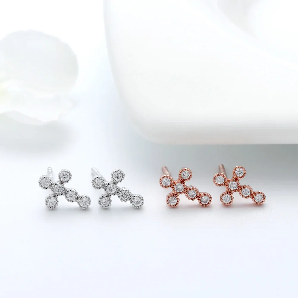 Cercei - Cercei din Argint Crystal Faith Studs Silver