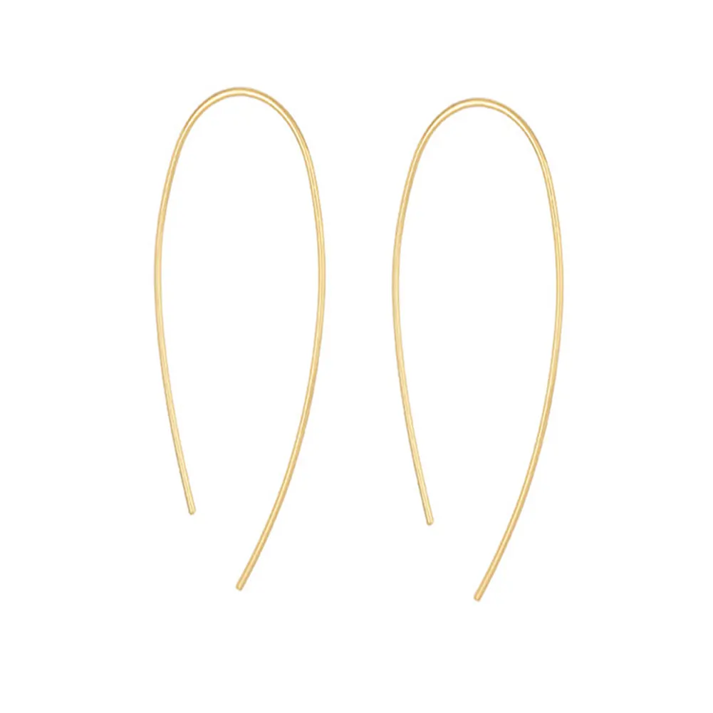 Cercei - Cercei din Argint Golden Arc Simplicity
