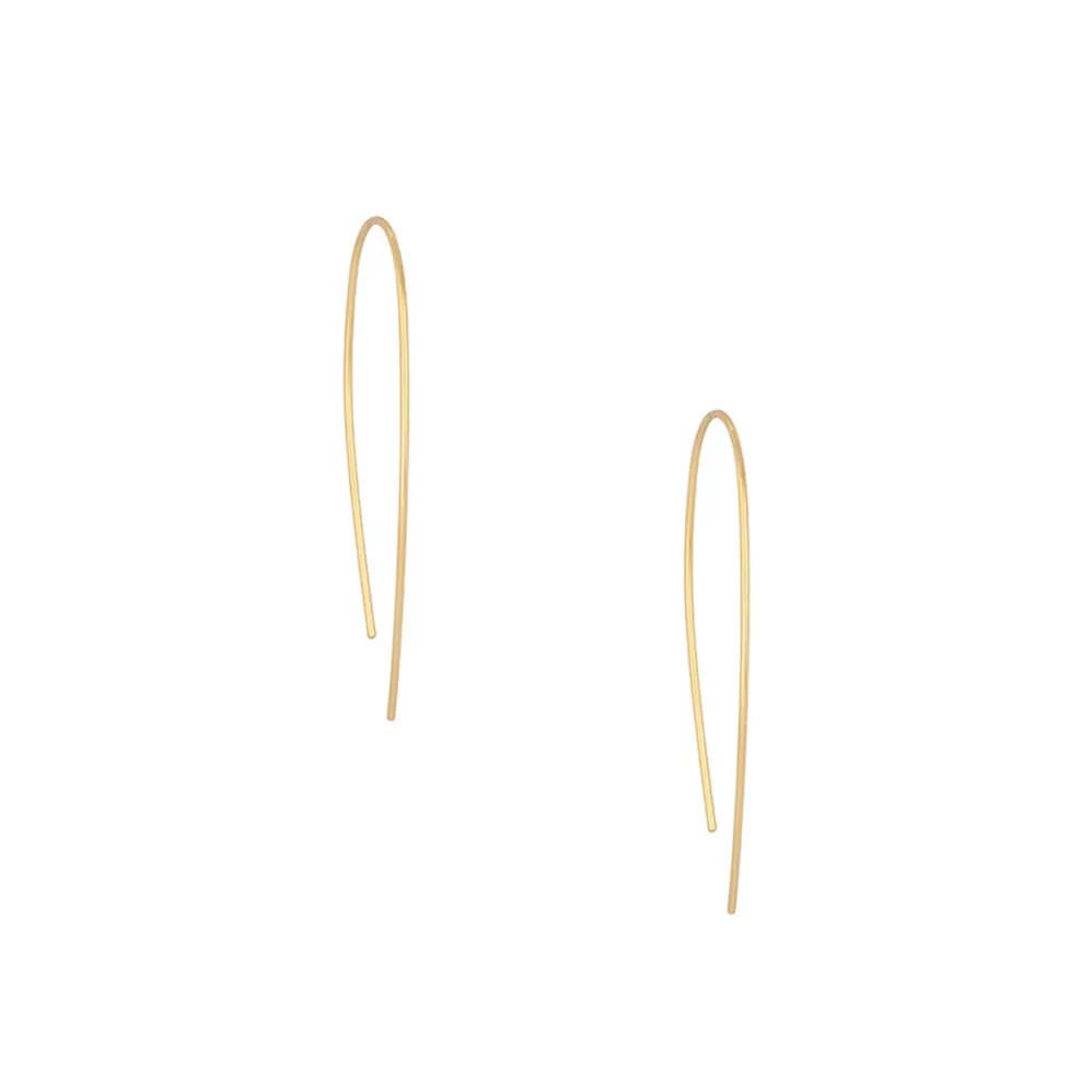 Cercei - Cercei din Argint Golden Arc Simplicity