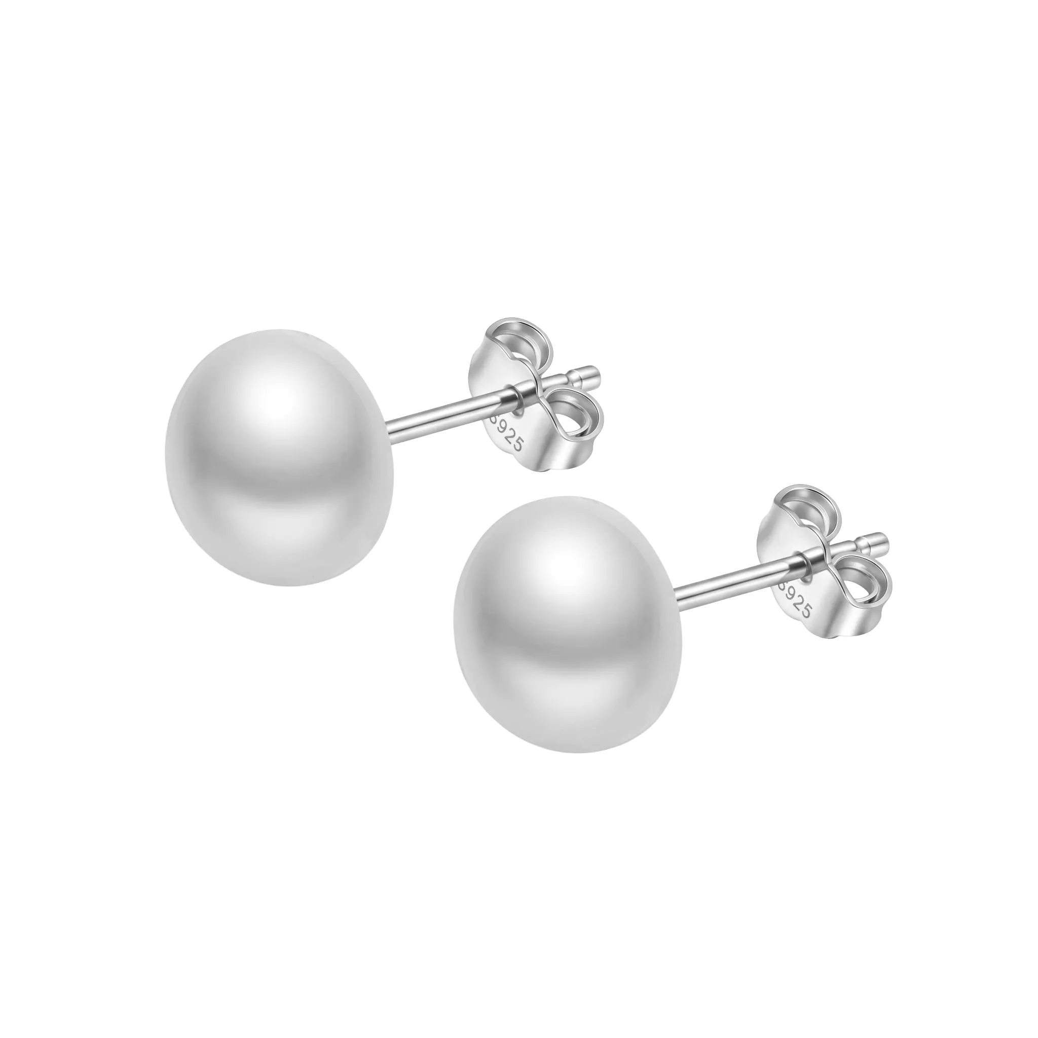 Cercei din argint - Cercei din Argint Luminous Sphere Studs Silver