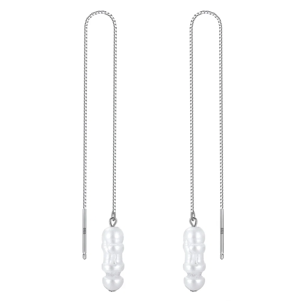 Cercei Perle - Cercei din Argint Pearl Serenity Strings Silver