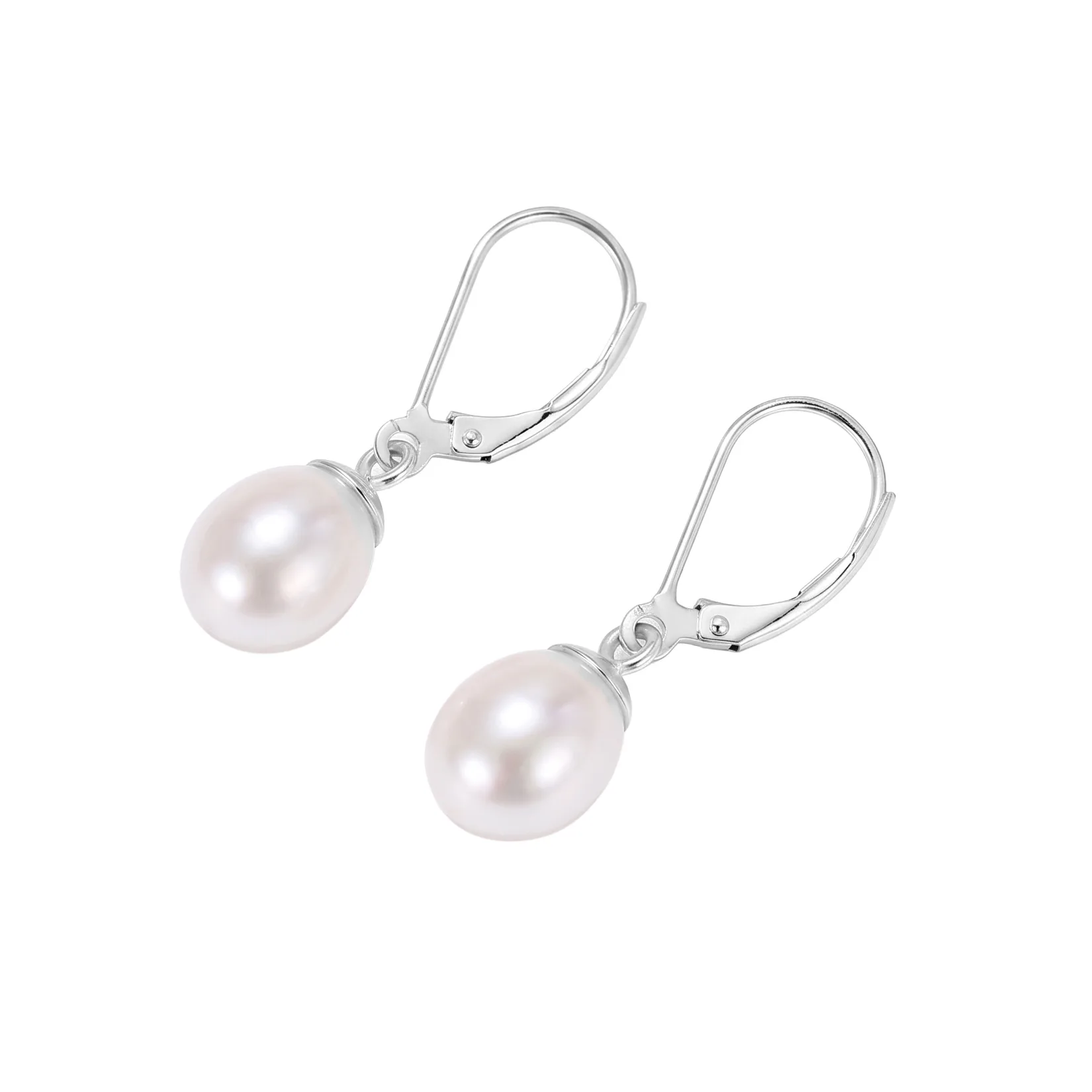 Cercei din argint - Cercei din Argint Silver Pearl Drops