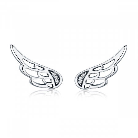 Cercei - Cercei din argint Wing Studs