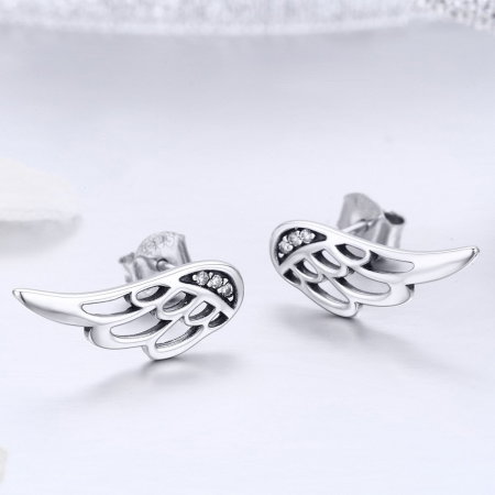 Cercei - Cercei din argint Wing Studs