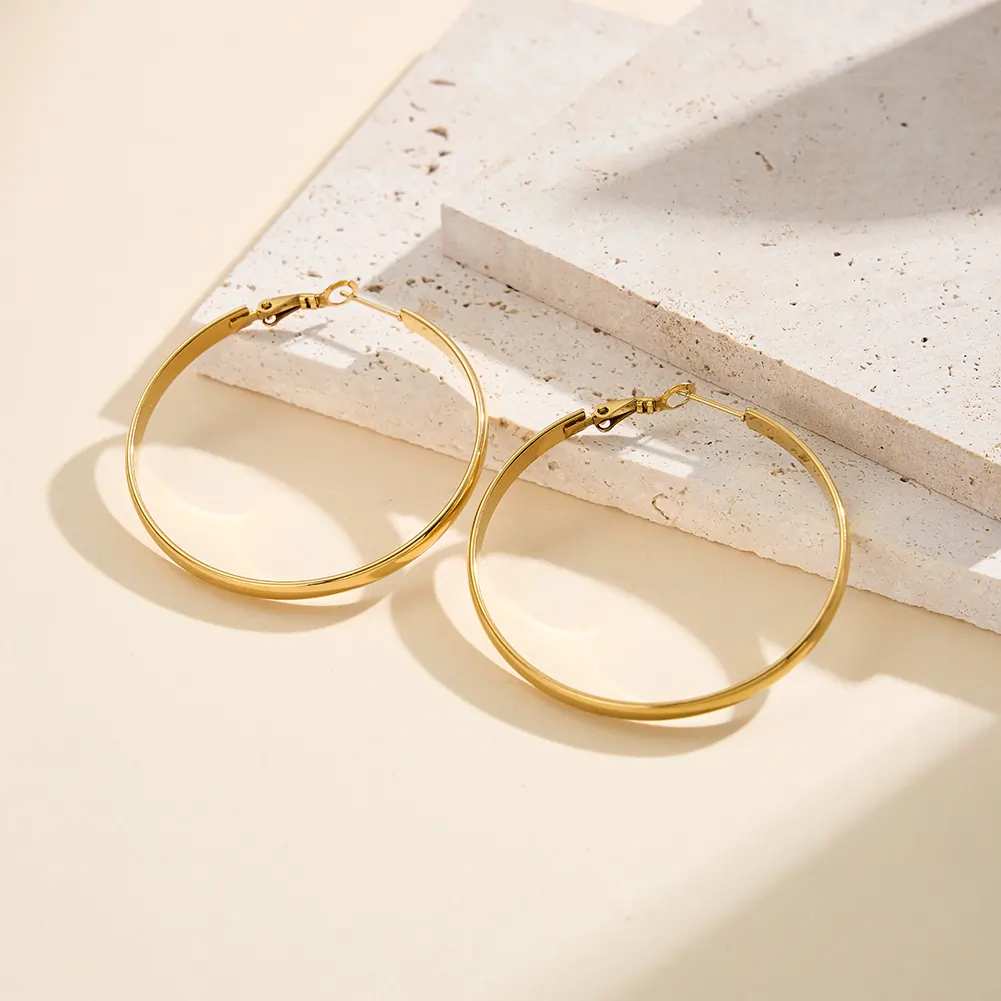 Cercei Statement - Cercei Statement Bold Hoop Auriu