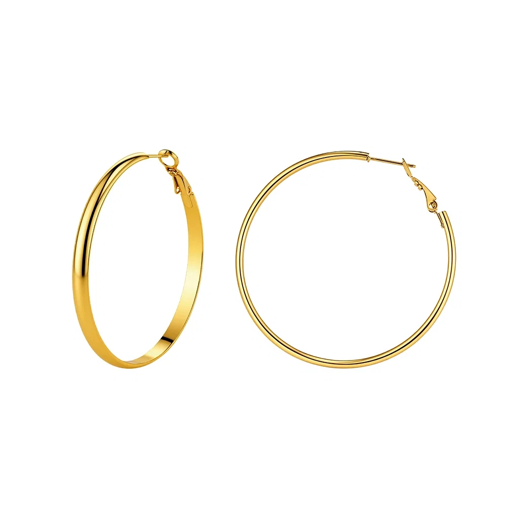 Cercei Statement - Cercei Statement Bold Hoop Auriu