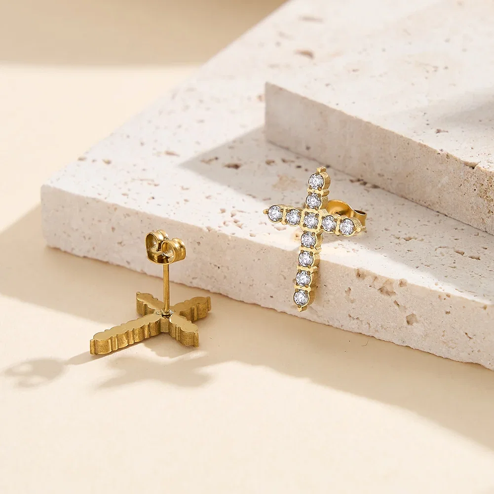 Cercei Statement - Cercei Statement cu Cristale Zirconiu Divine Auriu