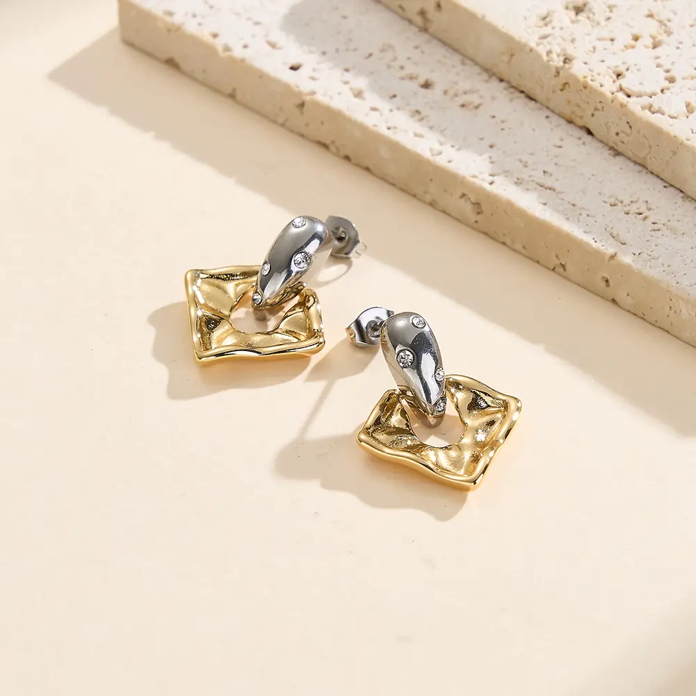 Cercei Statement - Cercei Statement cu Cristale Zirconiu Duo
