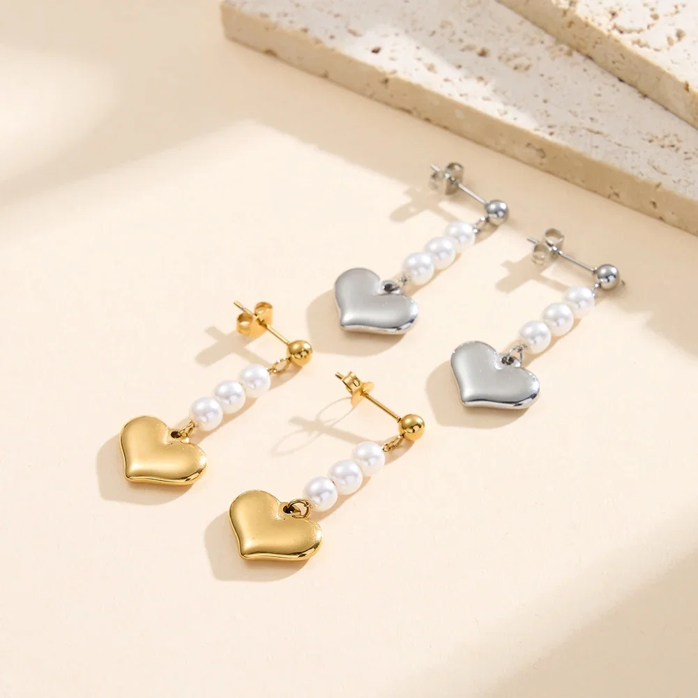 Cercei Statement - Cercei Statement cu Perle Shell Amour Argintiu