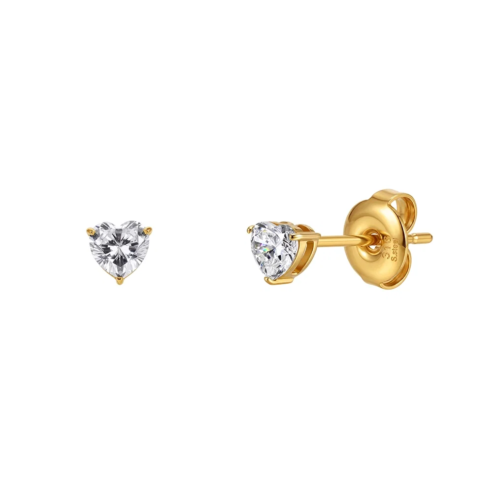 Cercei Statement - Cercei Statement Heart Auriu