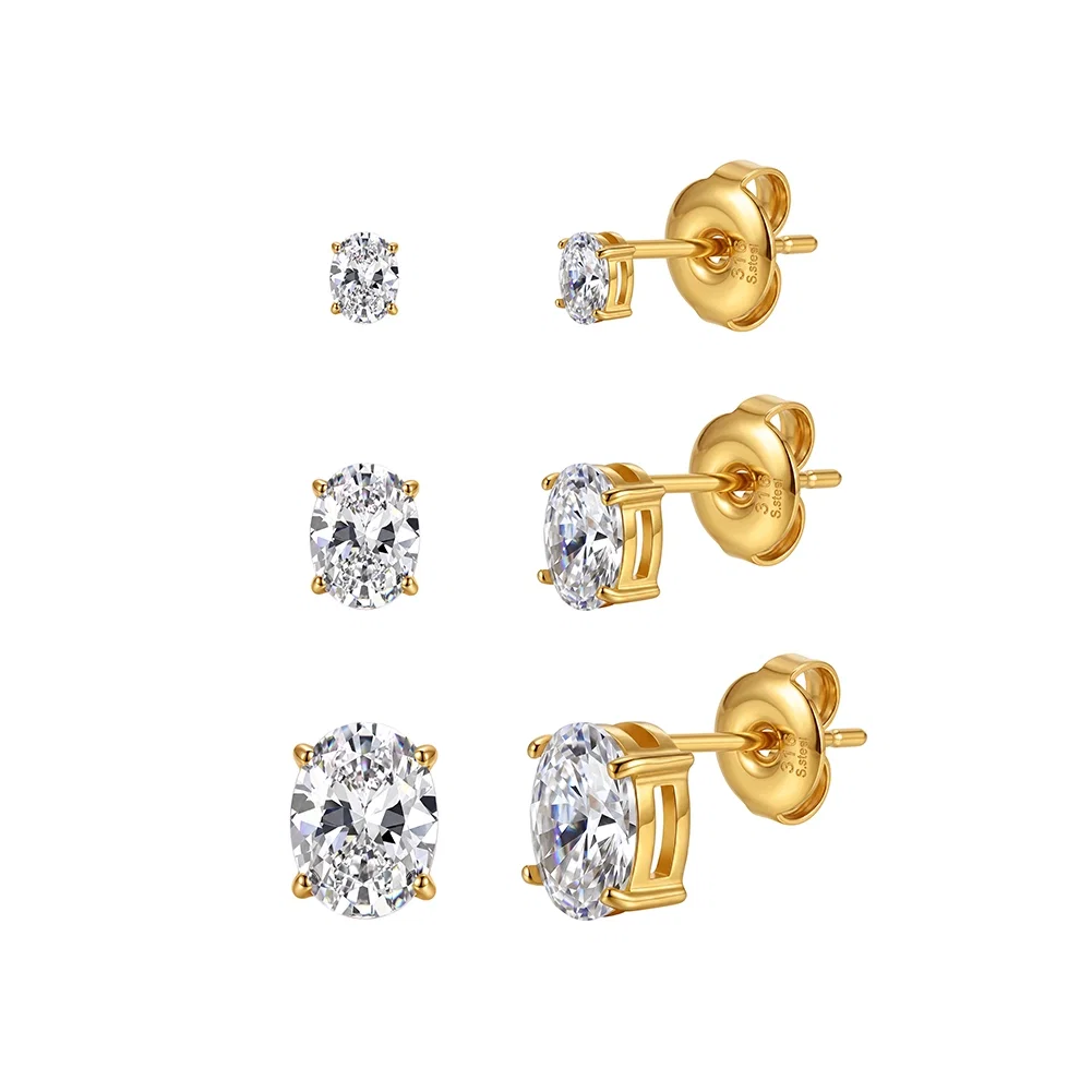 Cercei Statement - Cercei Statement Oval Auriu